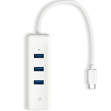 Hub USB Tipo-C 3.0 TP-Link UE330C/ 3xUSB/ 1xRJ45/ Blanco - Imagen 3