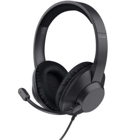 Auriculares Trust Ayda Max USB-ENC/ con Micrófono/ USB/ Negros - Imagen 3