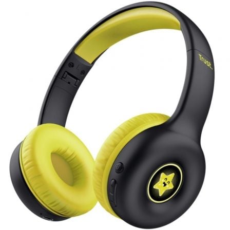 Auriculares Infantiles Inalámbricos Trust Nouna Kids/ con Micrófono/ Negros - Imagen 4