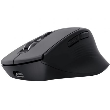 Ratón Inalámbrico Trust Niven Confort 26021/ Batería recargable/ Hasta 3200 DPI/ Negro - Imagen 2