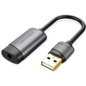 Tarjeta de Sonido Vention CDJHB/ USB Macho – Jack 3.5 Hembra