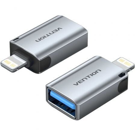 Adaptador OTG USB Vention CUCH0/ USB Hembra - Lightning Macho/ Azul - Imagen 3