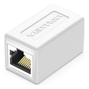 Adaptador Conector RJ45 IPVW0 Cat.6 FTP/ RJ45 Hembra – RJ45 Hembra/ Blanco