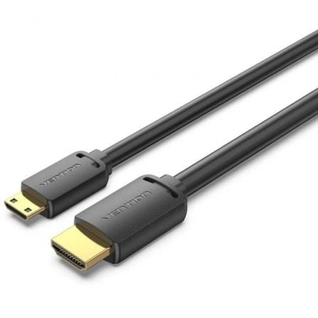 Cable HDMI 4K Vention AGHBG/ HDMI Macho - Mini HDMI Macho/ 3m/ Negro - Imagen 4