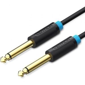 Cable Mono Vention BAABI/ Jack 6.5 Macho – Jack 6.5 Macho/ 3m/ Negro