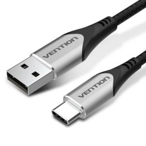 Cable USB 2.0 Tipo-C Vention CODHD/ USB Tipo-C Macho – USB Macho/ 480Mbps/ 50cm/ Gris