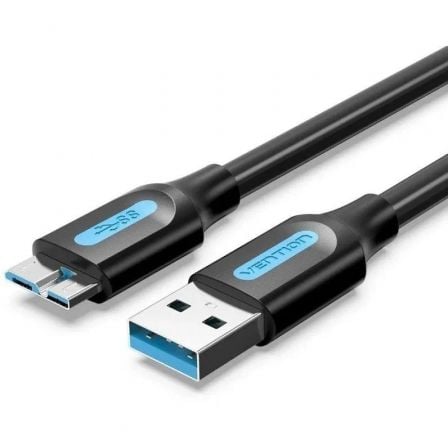 Cable USB 3.0 Vention COPBD/ USB Macho - MicroUSB Macho/ Hasta 10W/ 5Gbps/ 50cm/ Negro - Imagen 5
