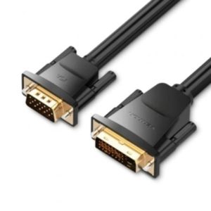 Cable Conversor Vention EABBG/ DVI Macho – VGA Macho/ 1.5m/ Negro