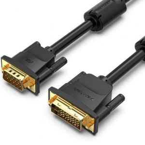 Cable Conversor Vention EACBH/ DVI-I Macho – VGA Macho/ 2m/ Negro