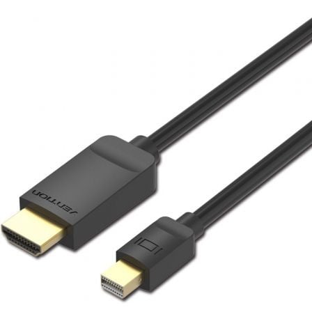 Cable Conversor Vention HABBH/ Mini DisplayPort Macho - HDMI Macho/ 2m/ Negro - Imagen 4