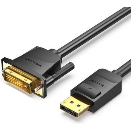 Cable Conversor Vention HAFBF/ DisplayPort Macho - DVI Macho/ 1m/ Negro - Imagen 4