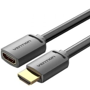 Cable Alargador HDMI 4K Vention AHCBH/ HDMI Macho – HDMI Hembra/ 2m/ Negro
