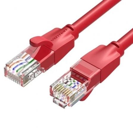 Cable de Red RJ45 UTP Vention IBERH Cat.6/ 2m/ Rojo - Imagen 4