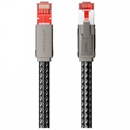 Cable de Red RJ45 SFTP Vention IKMHJ Cat.8/ Gaming/ 5m/ Gris - Imagen 5