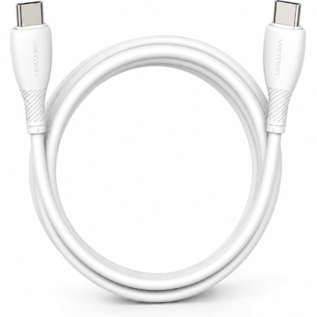 Cable USB 2.0 Tipo-C Vention TRVWH/ USB Tipo-C Macho - USB Tipo-C Macho/ Hasta 60W/ 480Mbps/ 2m/ Blanco - Imagen 3