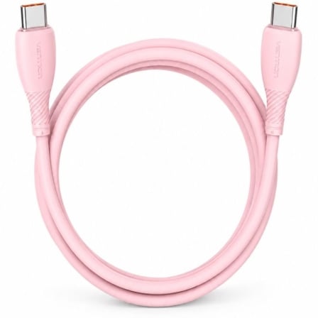 Cable USB 2.0 Tipo-C Vention TRWPF/ USB Tipo-C Macho - USB Tipo-C Macho/ Hasta 100W/ 480Mbps/ 1m/ Rosa - Imagen 5