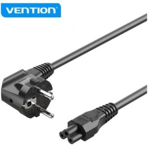 Cable de Alimentación Vention ZCKBAC/ IEC C5 Hembra – CEE7 Macho/ 1.8m/ Negro