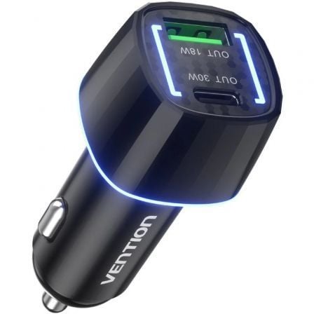 Cargador de Coche Vention FFRB0/ 1xUSB-Tipo C/ 1xUSB/ 48W - Imagen 4