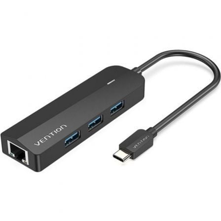 Hub USB Tipo-C Vention TGPBB/ 3xUSB/ 1xRJ45/ 1xMicro B PD - Imagen 3