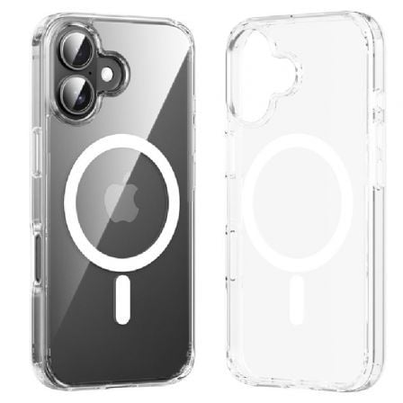 Funda Dura con Magsafe Vention KUGT0-40/ Compatible con iPhone 16 Pro Max/ Transparente - Imagen 4