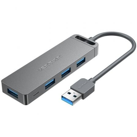 Hub USB 3.0 Vention CHLHB/ 4xUSB/ 1xMicroUSB PD/ Gris - Imagen 5