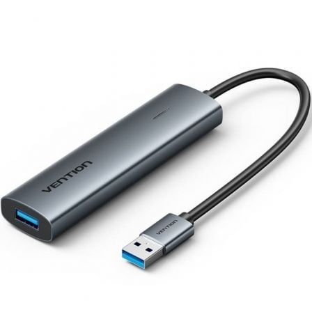 Hub USB 3.0 Vention TGXHB/ 1xUSB Tipo-C/ 3xUSB/ 1xUSB Tipo-C PD/ Gris - Imagen 4