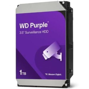 Disco Duro Western Digital WD Purple Surveillance 1TB/ 3.5″/ SATA III/ 64MB