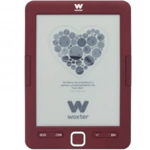Libro Electrónico Ebook Woxter Scriba 195/ 6″/ Tinta Electrónica/ Rojo
