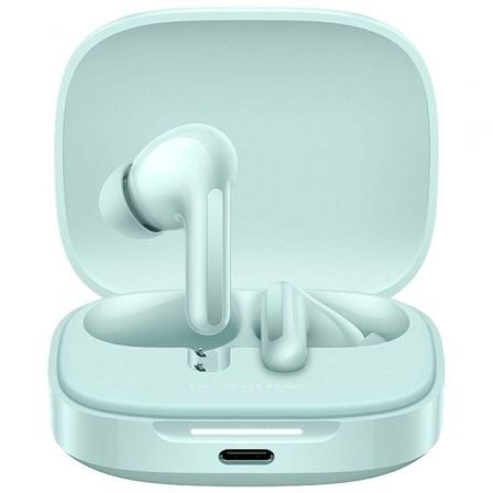 Auriculares Bluetooth Xiaomi Redmi Buds 6 con estuche de carga/ Autonomía 10h/ Verdes - Imagen 2