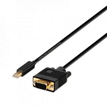 Cable Conversor Aisens A125-0362/ Mini DP Macho - VGA Macho/ 2m/ Negro - Imagen 8
