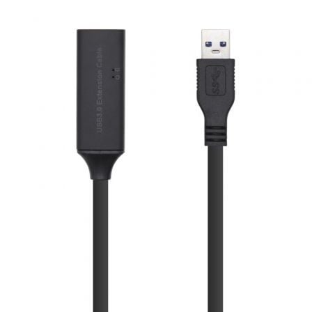 Cable Alargador USB 3.0 con Amplificador Aisens A105-0407/ USB Macho - USB Hembra/ Hasta 9W/ 625Mbps/ 5m/ Negro - Imagen 9