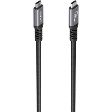 Cable USB 3.2 Tipo-C Aisens A107-0991/ USB Tipo-C Macho - USB Tipo-C Macho/ Hasta 60W/ 5Gbps/ 7m/ Negro - Imagen 8