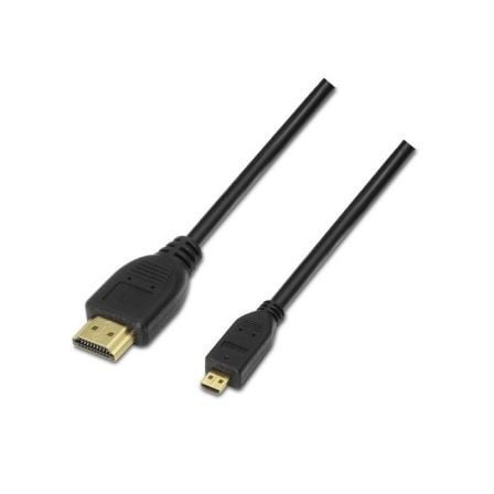 Cable Micro HDMI Aisens A119-0117/ HDMI Macho - Micro HDMI Macho/ Hasta 10W/ 720Mbps/ 1.8m/ Negro - Imagen 6