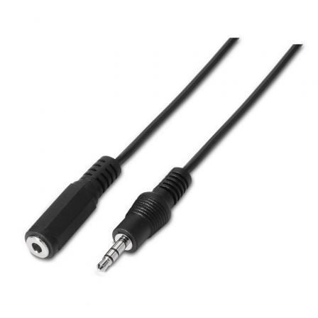 Cable Estéreo Aisens A128-0146/ Jack 3.5 Macho - Jack 3.5 Hembra/ Hasta 0.1W/ 3m/ Negro - Imagen 9