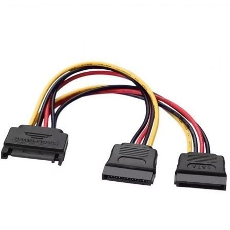 Cable Alimentación Aisens A131-0353/ SATA Macho - 2x SATA Hembra/ Hasta 54W/ 20cm/ Negro - Imagen 7