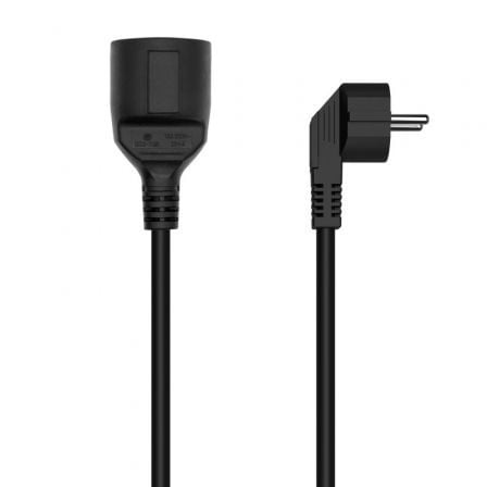 Cable Alargador de Alimentación Aisens A132-0600/ CEE7 Macho - CEE7 Hembra/ Hasta 1500W/ 2m/ Negro - Imagen 9