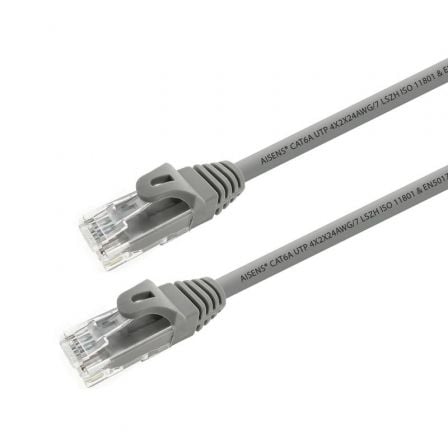 Cable de Red RJ45 UTP Aisens A145-0331 Cat.6A/ 15m/ Gris - Imagen 8