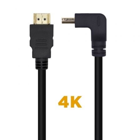 Cable HDMI 2.0 4K Aisens A120-0456/ HDMI Macho - HDMI Macho/ 1m/ Negro - Imagen 9