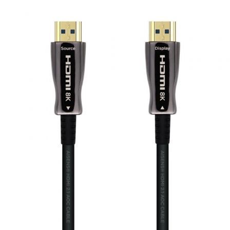 Cable HDMI 2.1 AOC 8K Aisens A153-0524/ HDMI Macho - HDMI Macho/ 100m/ Negro - Imagen 2