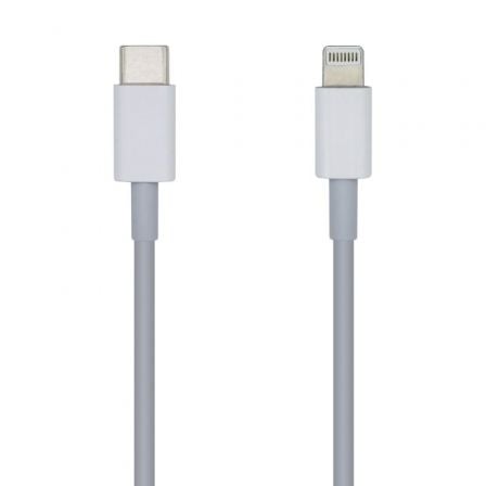 Cable USB Tipo-C 2.0 Lightning Aisens A102-0443/ Lightning Macho - USB Tipo-C Macho/ 480Mbps/ 2m/ Blanco - Imagen 6