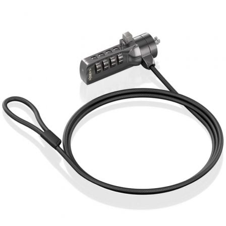 Cable de Seguridad para Portátiles Aisens ASLK-D40N03-BK/ 1.5m - Imagen 9