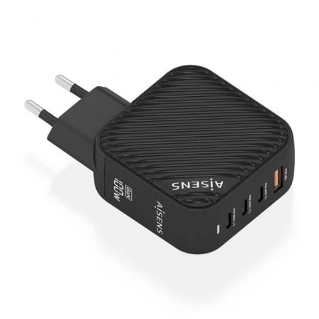 Cargador de Pared GaN Aisens ASCH-100W4P029-BK/ 3xUSB Tipo-C/ 1x USB/ 100W - Imagen 9