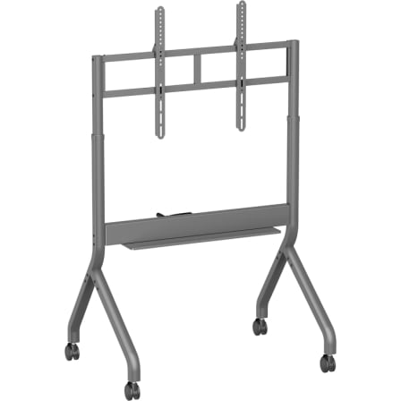 Soporte de Suelo Inclinable/ Giratorio con Ruedas y Manivela Aisens FT90E-469 para TV 55-90"/ hasta 90kg - Imagen 2