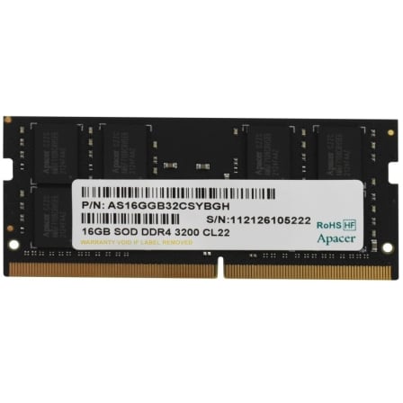 Memoria RAM Apacer ES.16G21.PSH 16GB/ DDR4/ 3200MHz/ 1.2V/ CL22/ SODIMM - Imagen 7