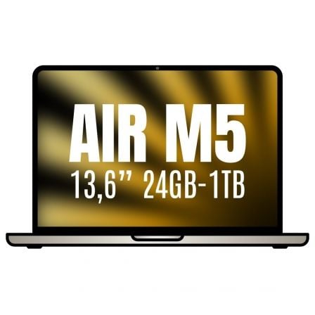 Apple Macbook Air 13,6"/ M5 10-Core CPU/ 24GB/ 1TB SSD/ 10-Core GPU/ Blanco Estrella - Imagen 4