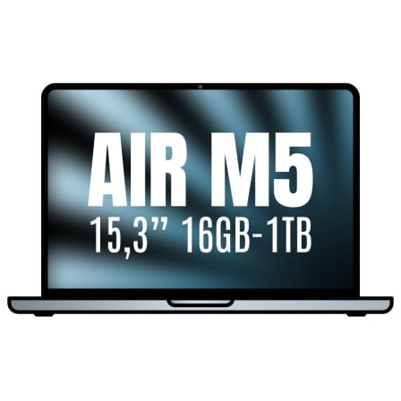 Apple Macbook Air 15,3"/ M5 10-Core CPU/ 16GB/ 1TB SSD/ 10-Core GPU/ Azul - Imagen 3