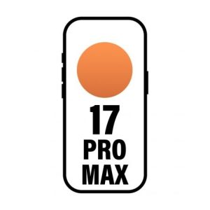 Smartphone Apple iPhone 17 Pro Max 256GB/ 6.9″/ 5G/ Naranja Cósmico