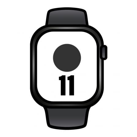 Apple Watch Series 11/ GPS/ Cellular/ 42mm/ Titanio Negro/ Pizarra Correa Deportiva Negro (M/L) - Imagen 9