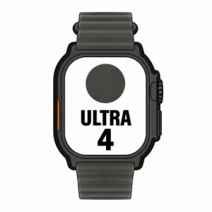 Apple Watch Ultra 4/ GPS/ 49mm/ Caja de Titanio Negro/ Correa Ocean Negro Translucido