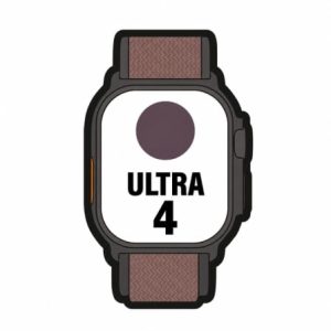 Apple Watch Ultra 4/ GPS/ 49mm/ Caja de Titanio Negro/ Correa Loop Alpine Burdeos L